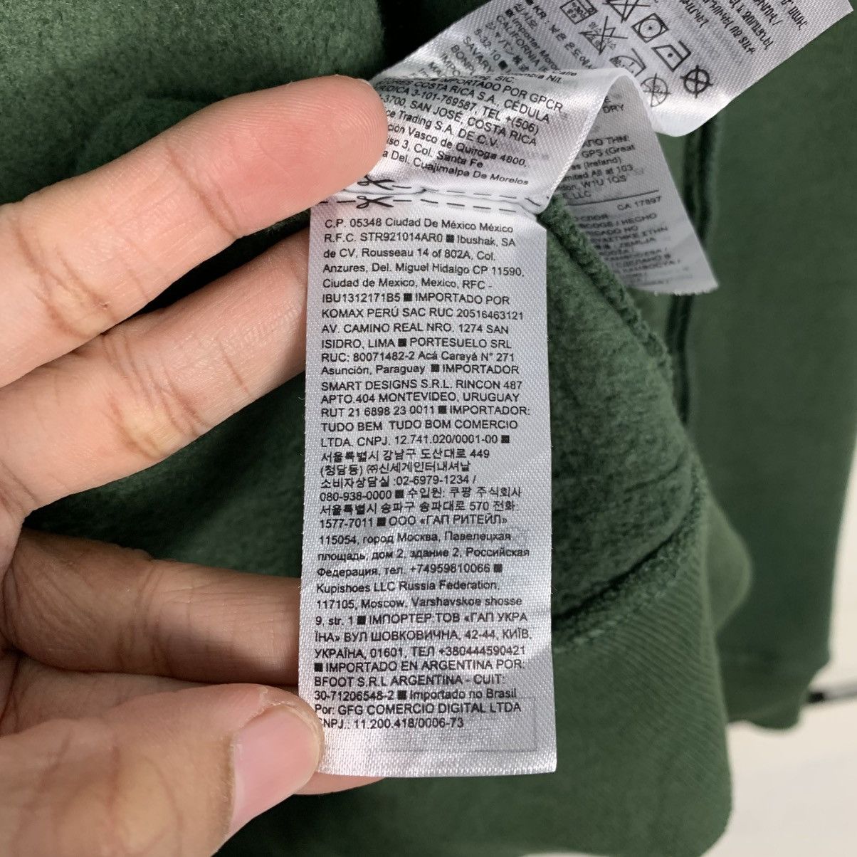 Gap Gap Big Logo Green Zipper Hoodie Size US M / EU 48-50 / 2 - 21 Thumbnail