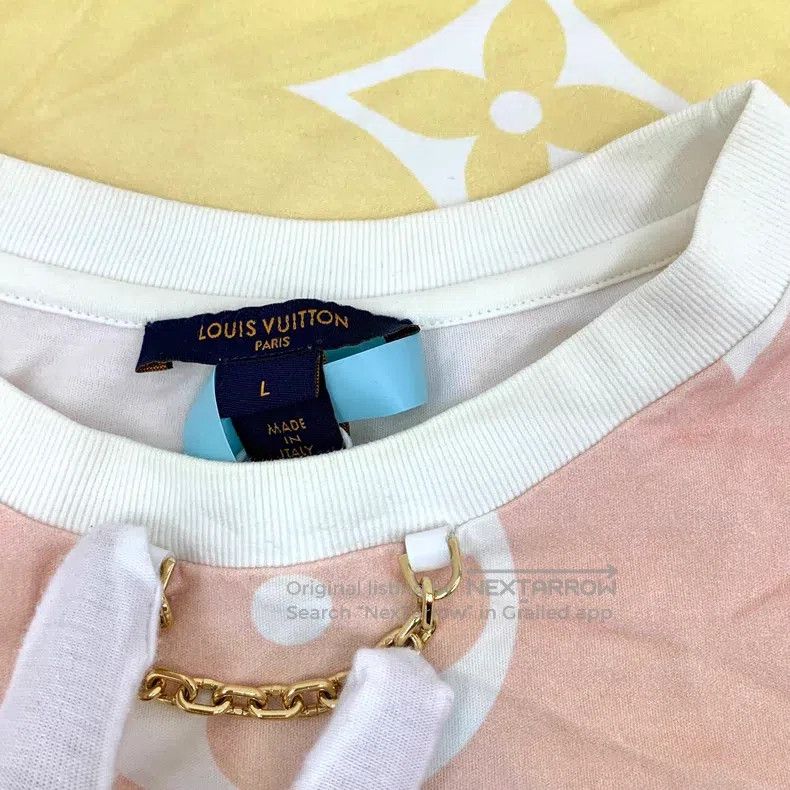 Louis Vuitton Louis Vuitton Gradient logo print cotton crew neck short s Size US L / EU 52-54 / 3 - 8 Thumbnail