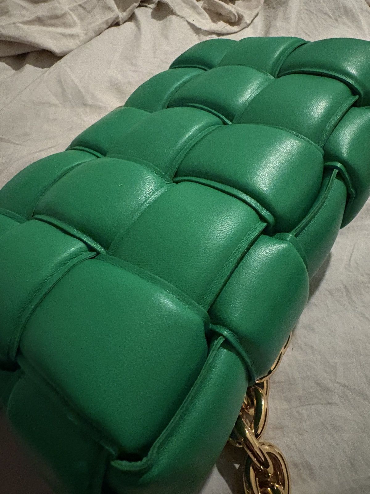 Bottega Veneta Bottega Veneta Green Golden-Chain Casette Size ONE SIZE - 10 Thumbnail