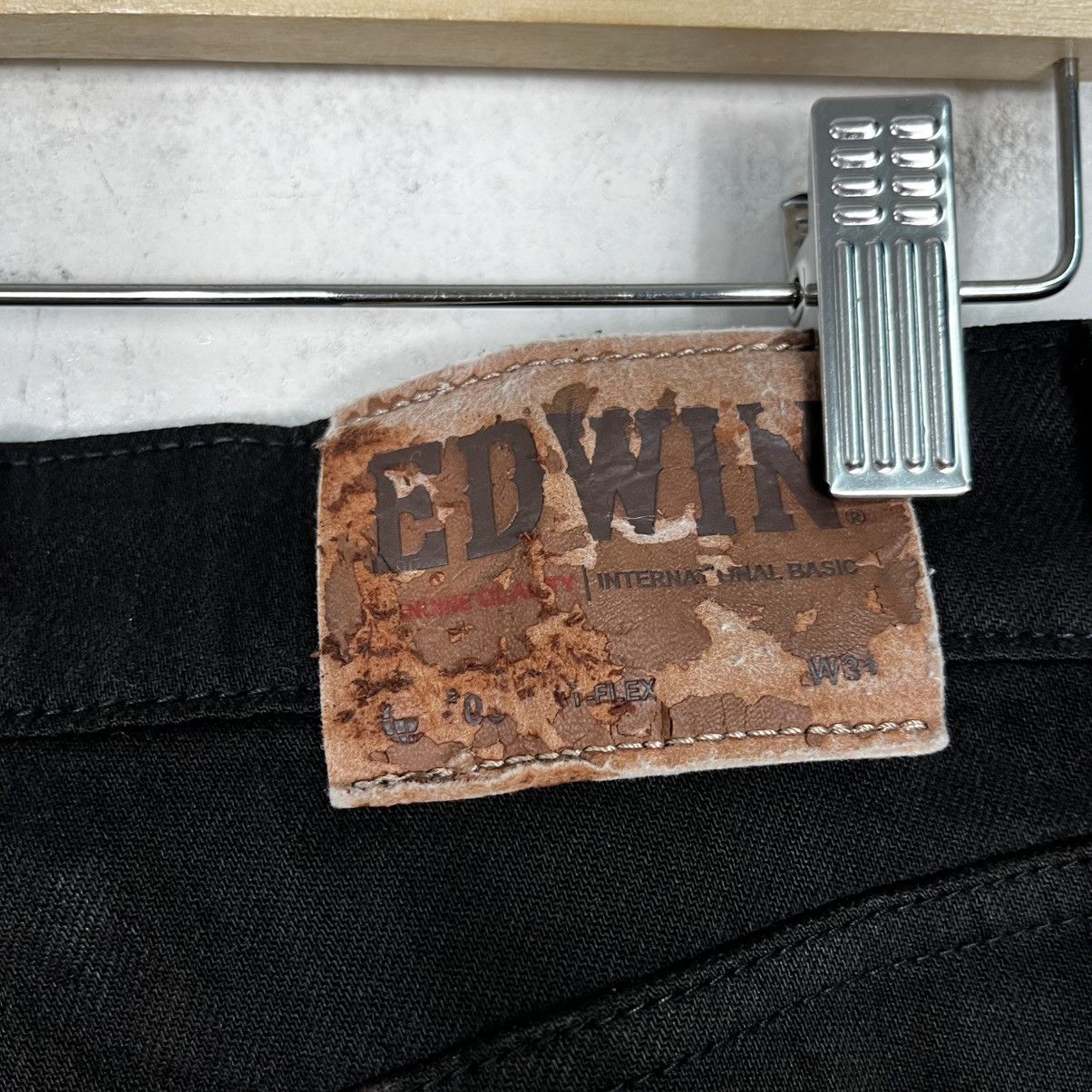 Edwin Vintage Edwin Black Denim Jeans Size US 32 / EU 48 - 19 Thumbnail