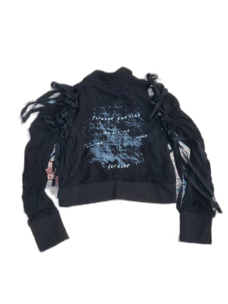Ann Demeulemeester Ann Demeulemeester Silk Jacket with Detachable Sleeves Size M / US 6-8 / IT 42-44 - 1 Thumbnail