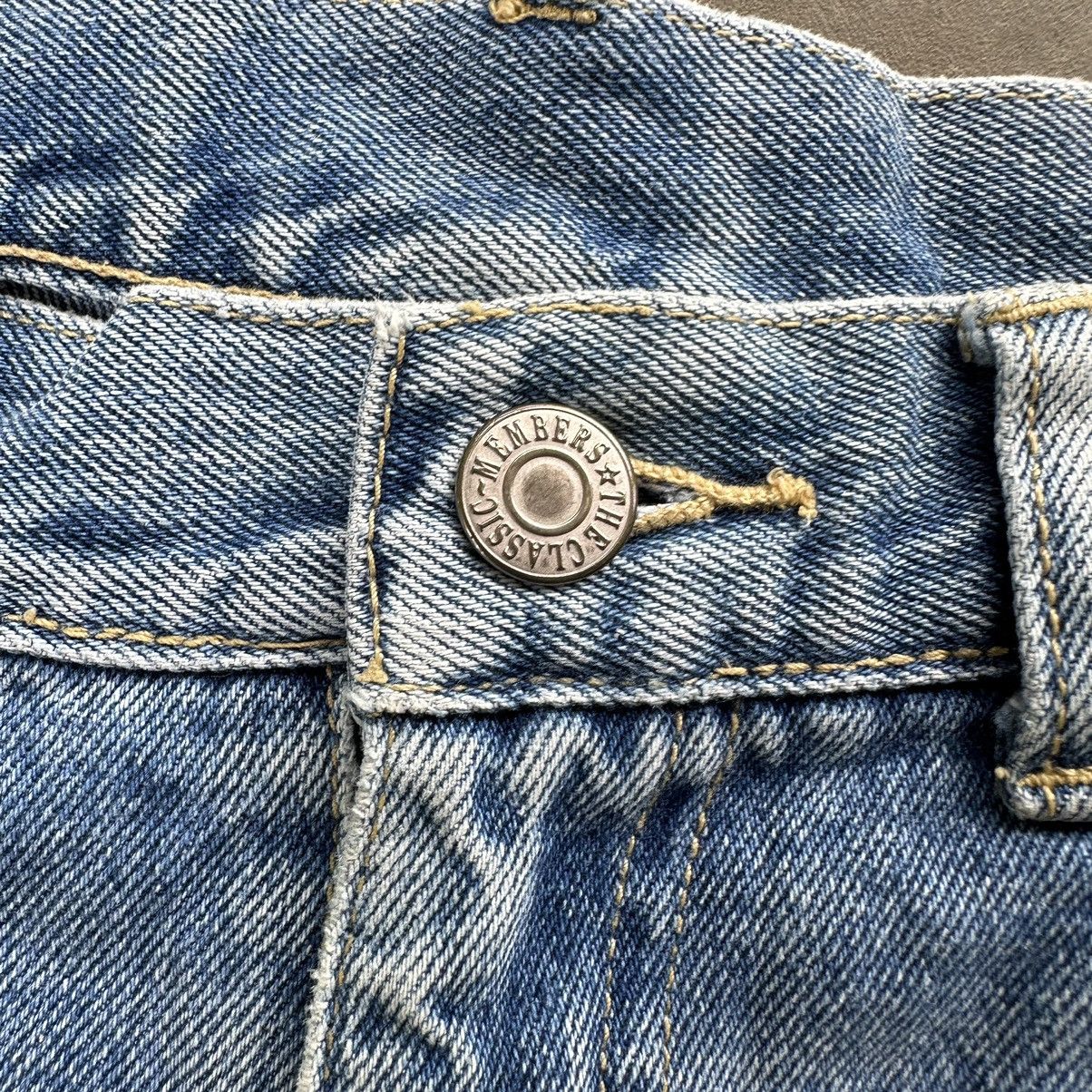 Japanese Brand Vintage Japanese Members Faded Denim Jean Pant W31 Size US 31 - 4 Thumbnail