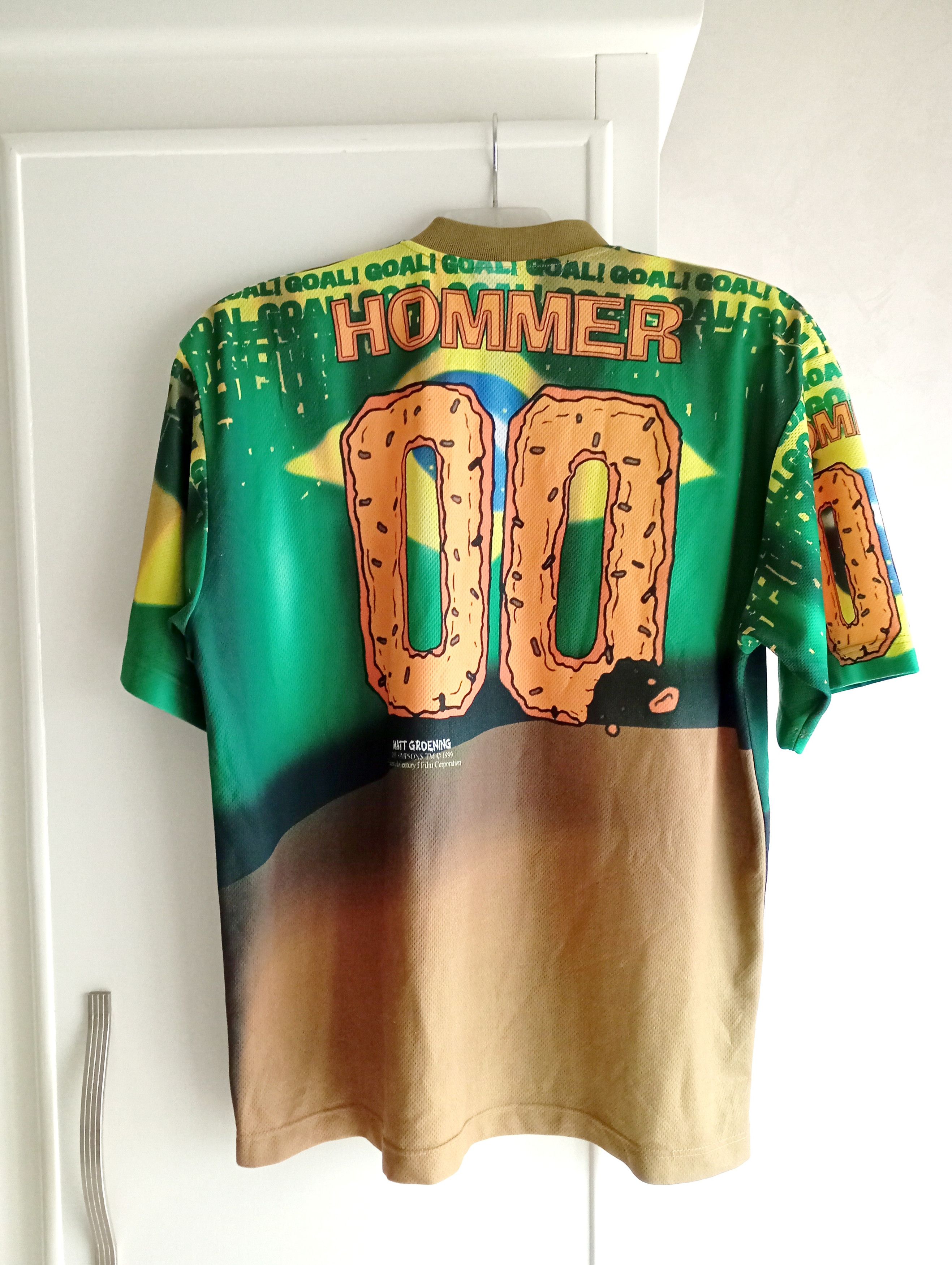 The Simpsons × Vintage THE SIMPSONS 1999 BRASIL HOMMER GOAL T-Shirt Size US L / EU 52-54 / 3 - 3 Thumbnail