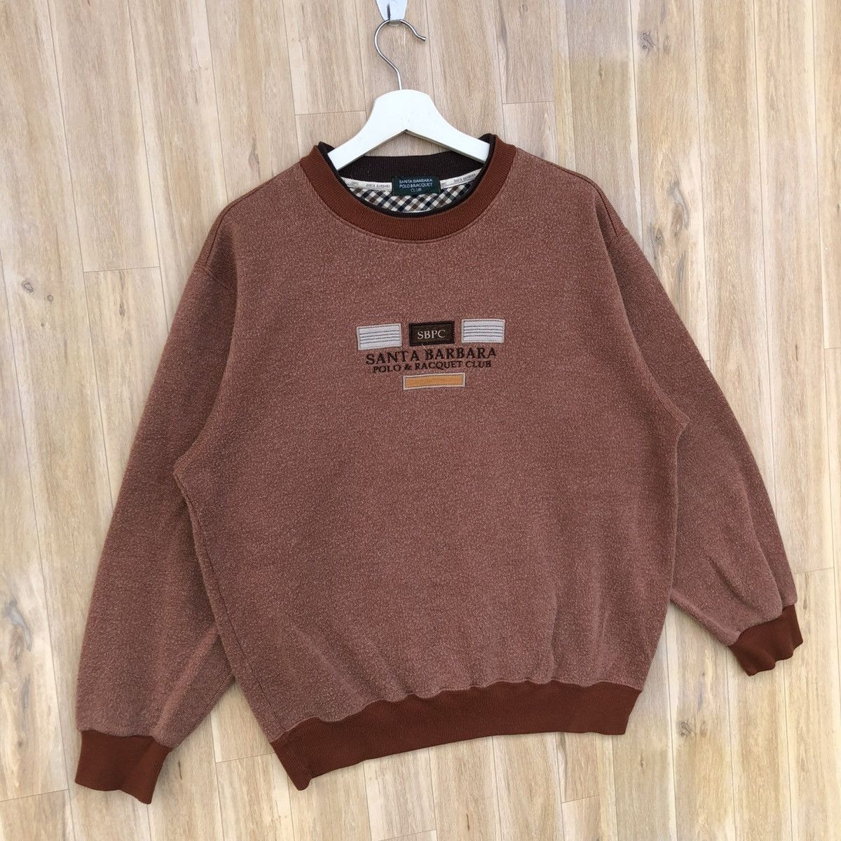 Vintage Vintage Santa Barbara polo & Racquet Club Sweatshirt Size US L / EU 52-54 / 3 - 2 Thumbnail