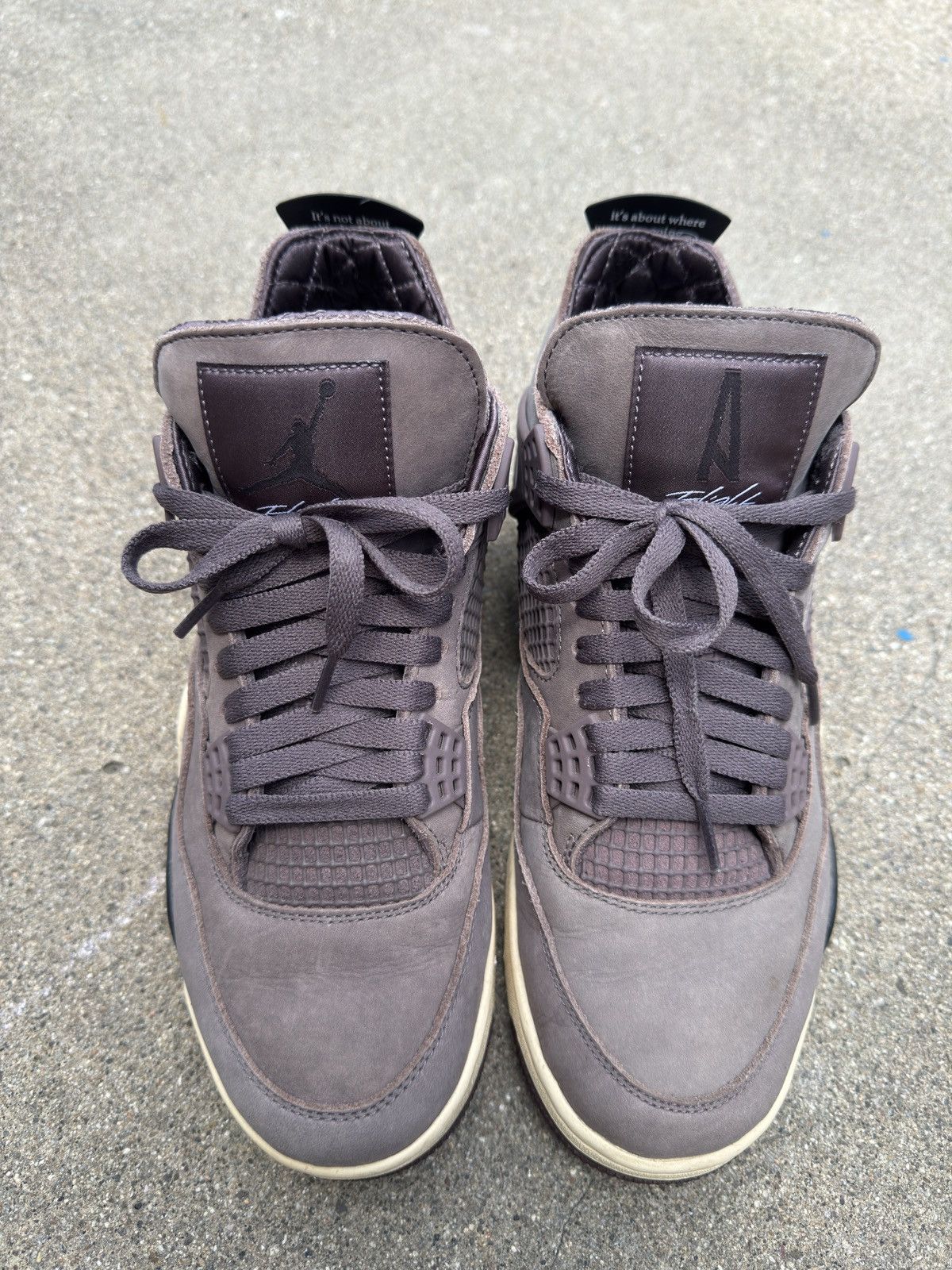 A Ma Maniere × Nike Nike Air Jordan 4 Retro A ma Maniere Mid Violet Ore Size US 9 / EU 42 - 4 Thumbnail