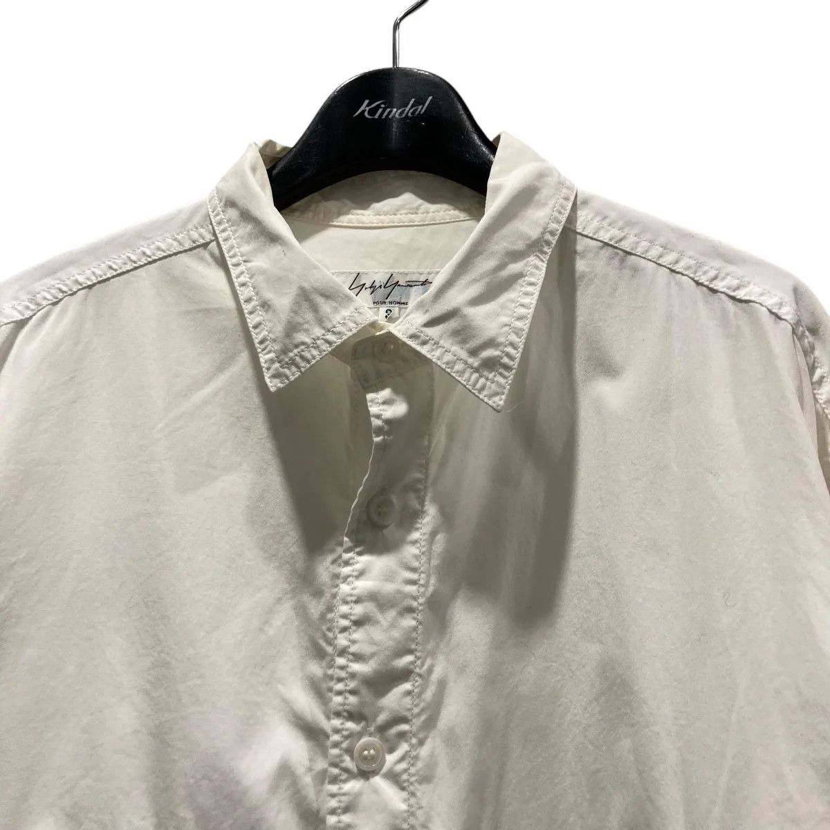 Yohji Yamamoto Yohji Yamamoto Pour Homme switching shirt Size US L / EU 52-54 / 3 - 3 Thumbnail