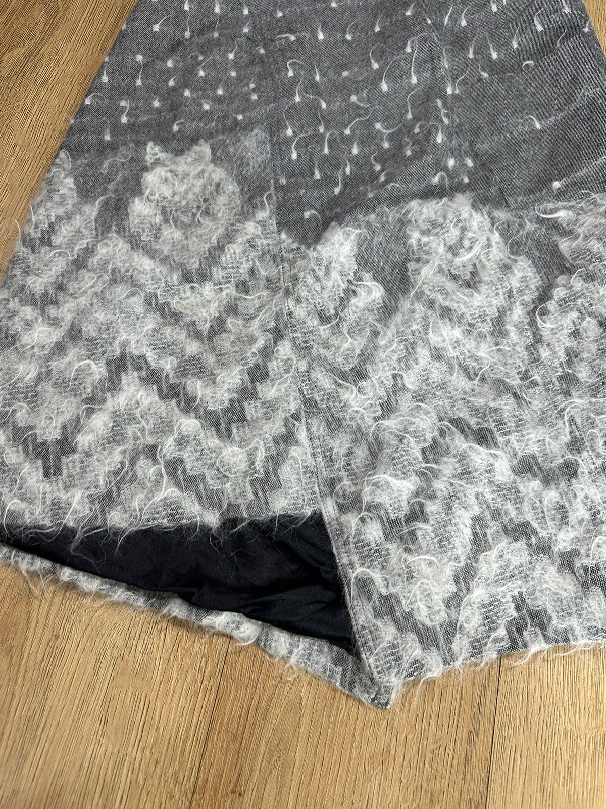 Christian Dior Monsieur × Dior Christian Dior Mohair and Wool Asymmetrical Skirt, 2000s Size 27" / US 4 / IT 40 - 12 Thumbnail