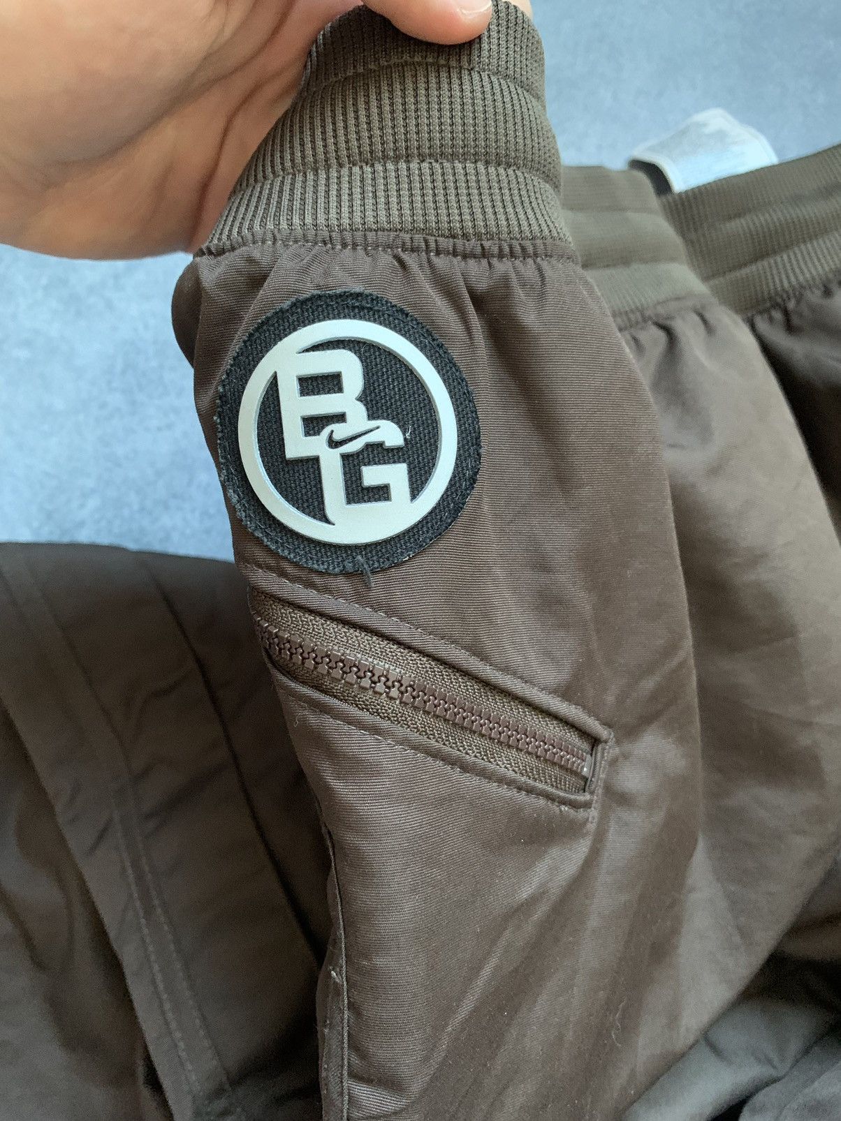 Nike × Vintage Vintage Nike Track Side Button Pants Drill Y2K style Swoosh Size US 36 / EU 52 - 5 Thumbnail