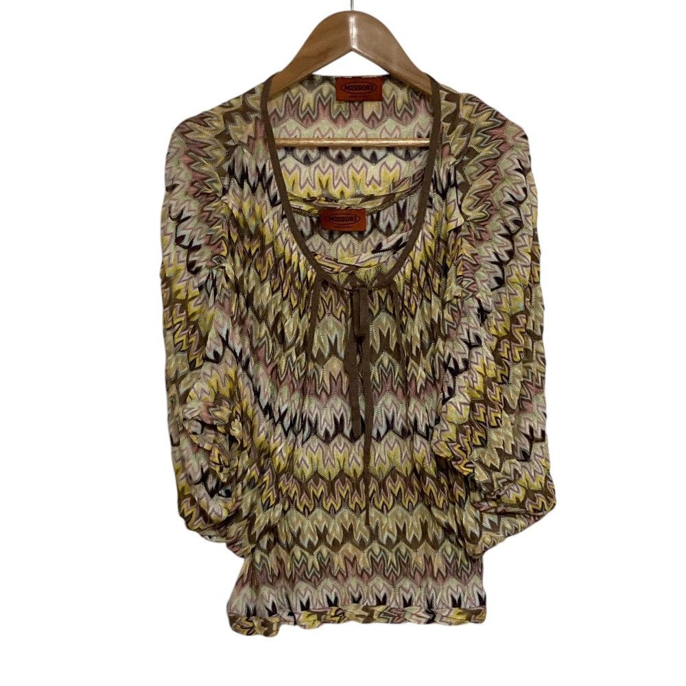 Missoni Missoni Missoni Sleeveless Knit Dolman Sleeve Cardigan Ensemble Textile Tops DUTY FREE for USA Size ONE SIZE - 1 Thumbnail