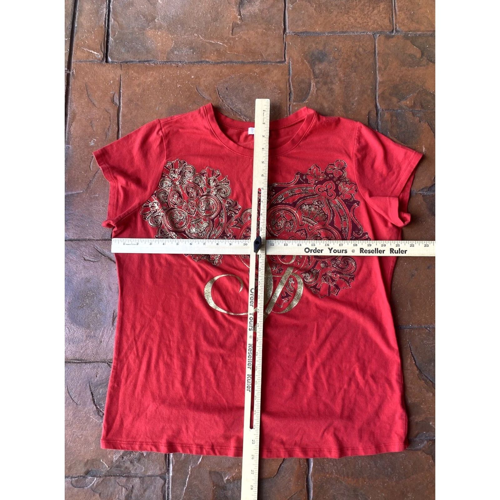Southpole VINTAGE Southpole Shirt Womens 2X Red Grunge Y2K Vintage Shirt Top Casual Short Sleeve Mens Womens Girls Size XXL / US 16-18 / IT 52-54 - 4 Thumbnail