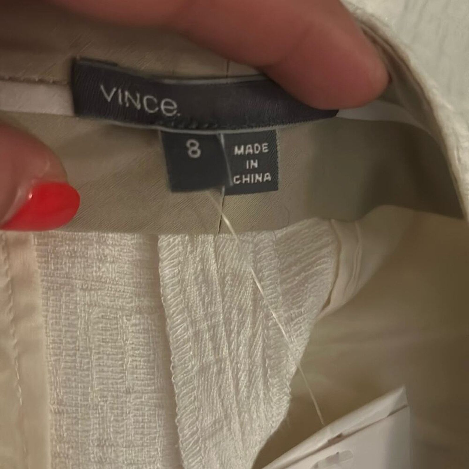 Vince NWT Vince Pintuck Jacquard Cotton Blend Shorts Sz8 MSRP $245 Size 30" / US 8 / IT 44 - 6 Thumbnail