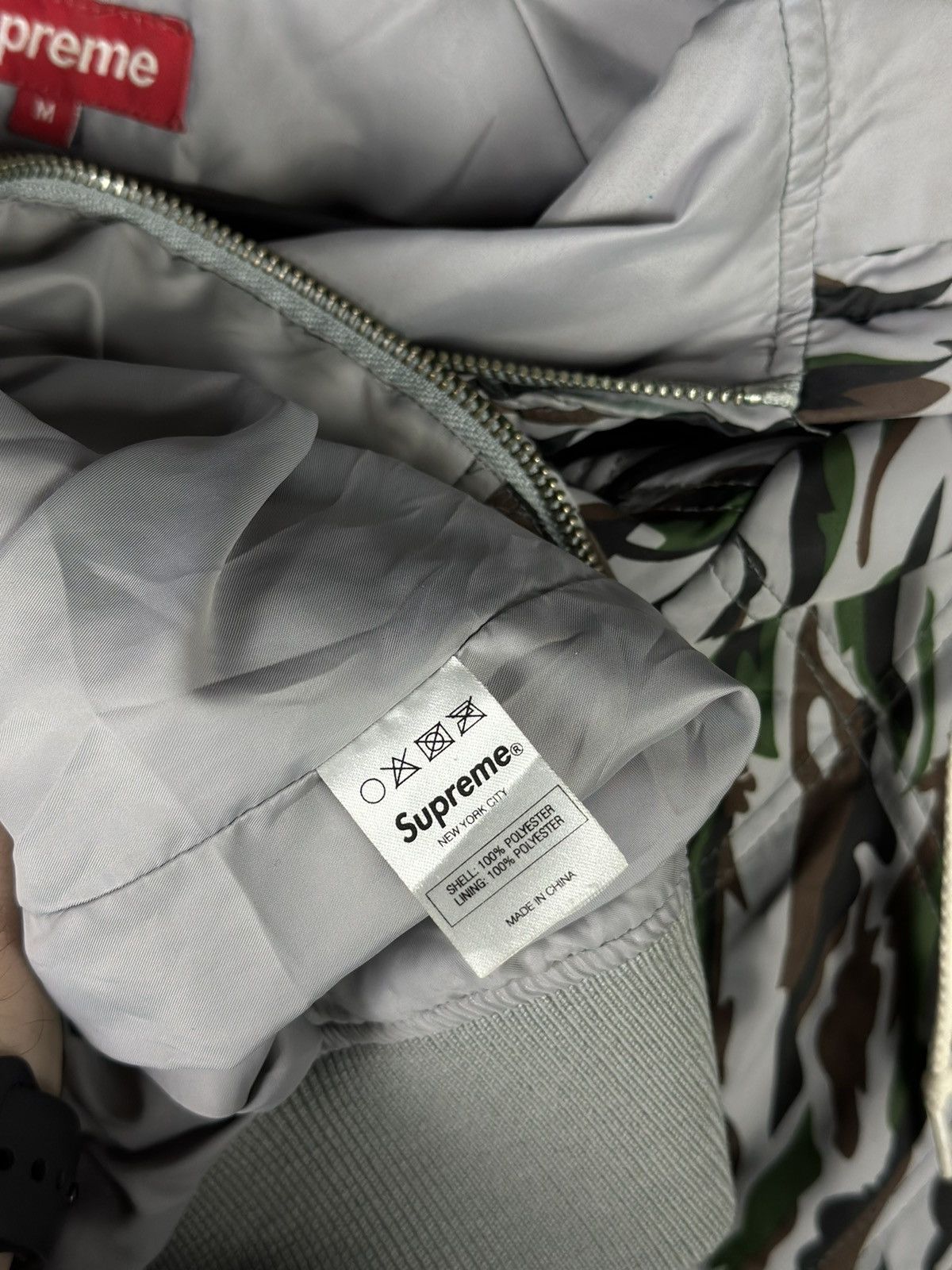 Supreme Supreme Poly Diamond Quilted Hooded Jacket Camo Rare Size US S / EU 44-46 / 1 - 15 Thumbnail