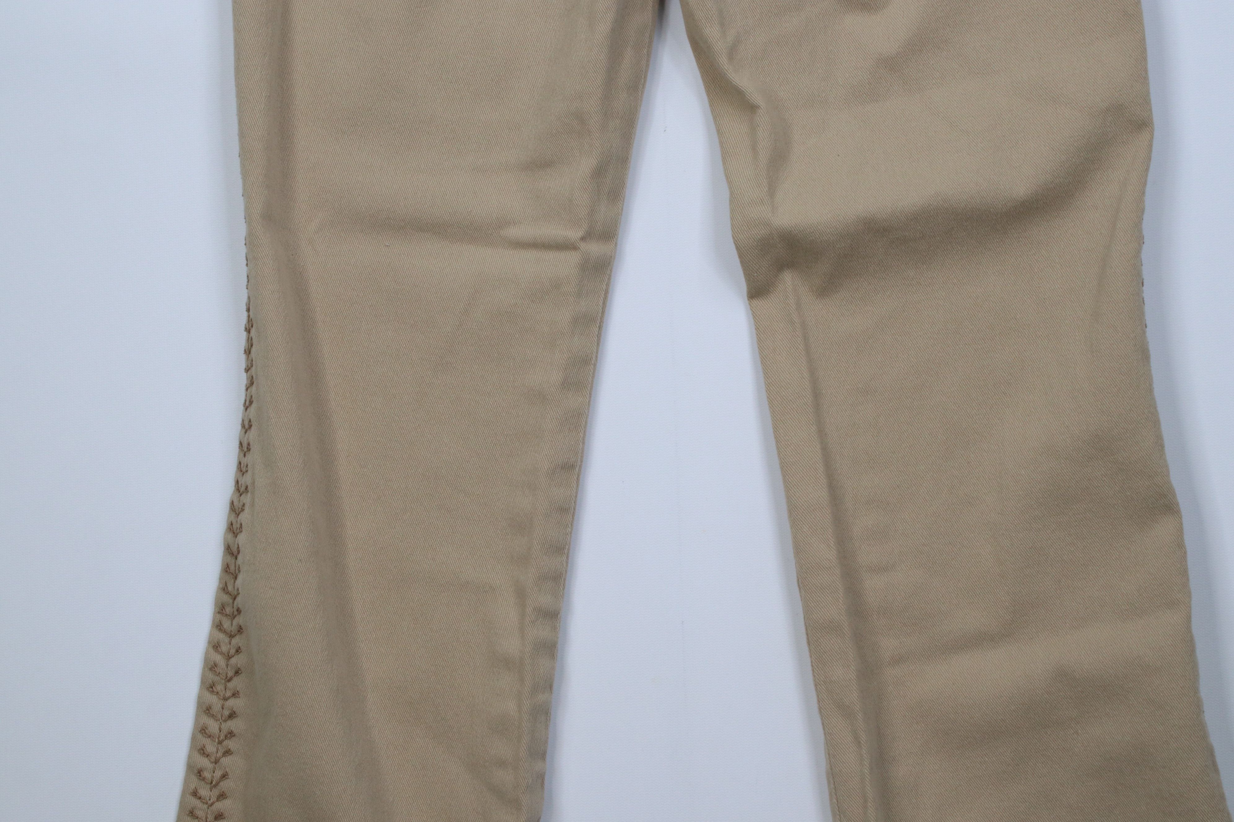 Polo Ralph Lauren Vintage 90s Ralph Lauren Embroidered Flared Wide Leg Jeans Size 30" / US 8 / IT 44 - 12 Thumbnail