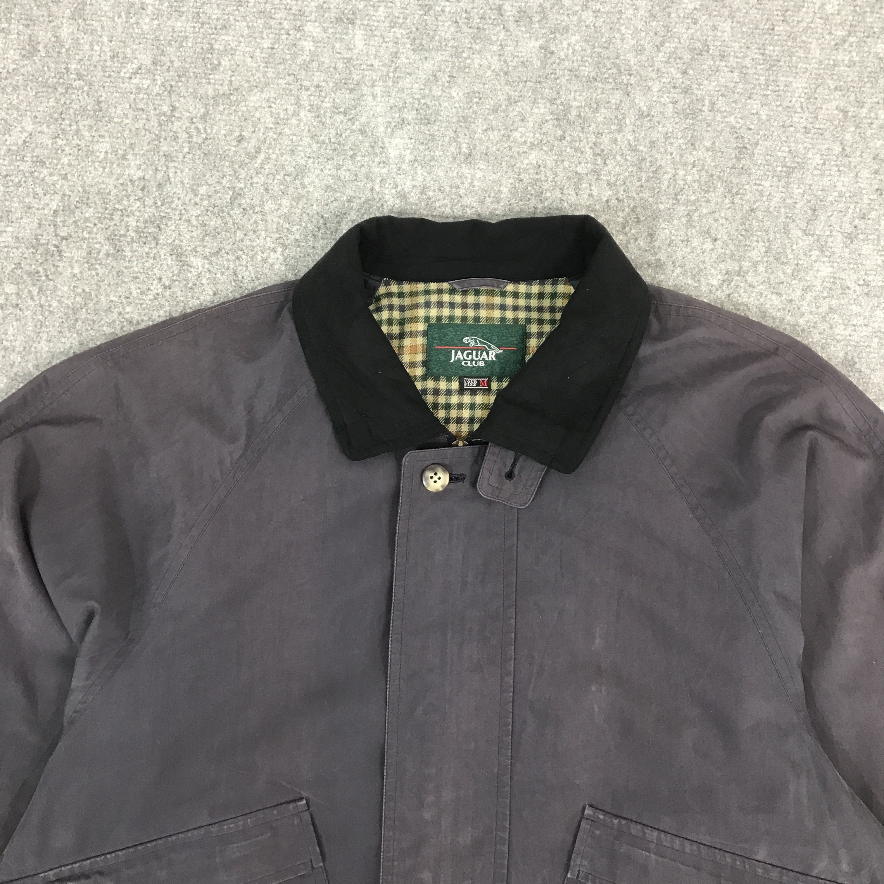 Japanese Brand JAGUAR CLUB DESIGN BLACK FADED JACKET Size US M / EU 48-50 / 2 - 3 Thumbnail
