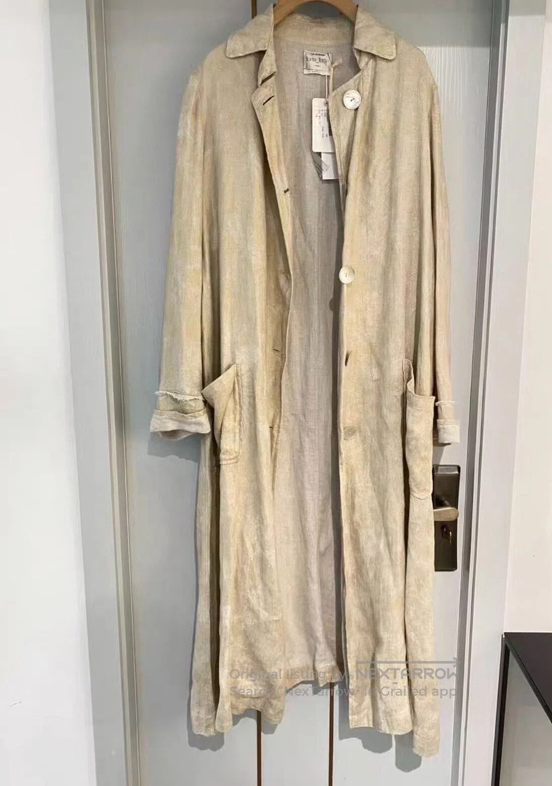 forte_forte Forte-Forte Women's Linen Trench Coat. Size S / US 4 / IT 40 - 1 Thumbnail