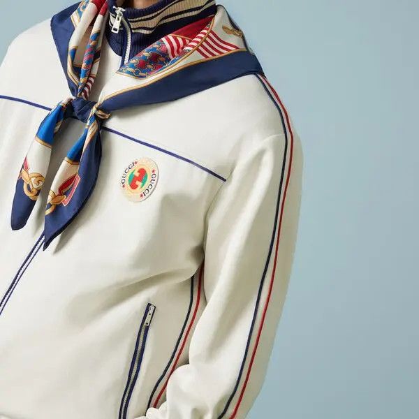 Gucci o1loc1c0326 752285 Technical Jersey Zip Jacket With Patch Size US XS / EU 42 / 0 - 3 Thumbnail