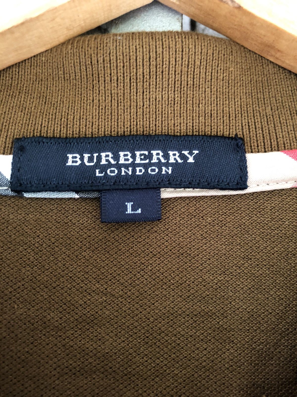 Burberry Burberry London Long Sleeve Polos Size US L / EU 52-54 / 3 - 2 Thumbnail