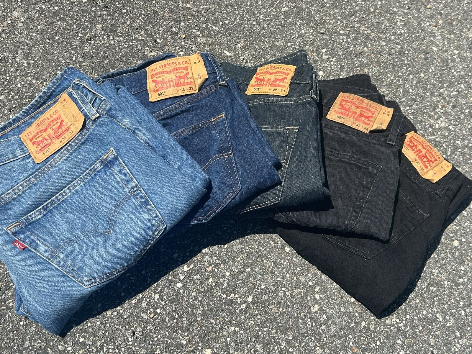Levi's Levi’s Blue Distressed 501’s Size US 34 / EU 50 - 11 Thumbnail
