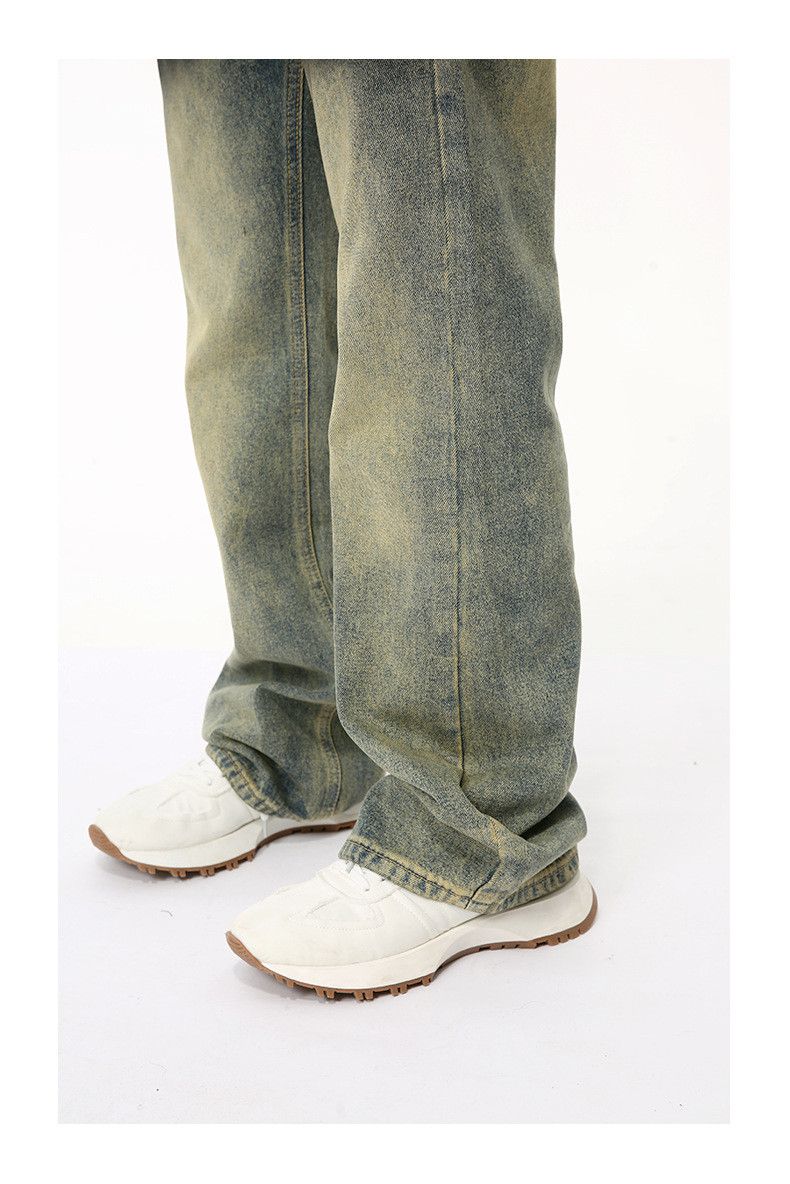 Japanese Brand × Jean Retro gradient distressed washed niche jeans Size US 32 / EU 48 - 5 Thumbnail