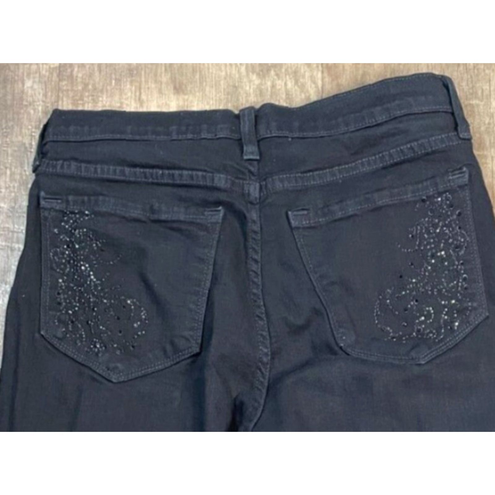 NYDJ NYDJ Jeans Womens Size 6 Black Boot Cut Not Your Daughters Jeans Pants Shirt? Size 28" / US 6 / IT 42 - 2 Thumbnail