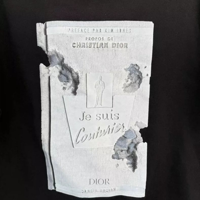 Dior Dior x Daniel Arsham Distressed Black T-2505 Size US S / EU 44-46 / 1 - 3 Thumbnail