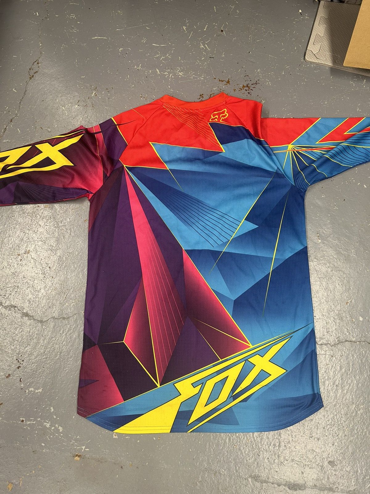 Fox Racing × Vintage Crazy Vintage Y2K Essential Fox Racing Longsleeve Tee Shirt Size US L / EU 52-54 / 3 - 2 Thumbnail