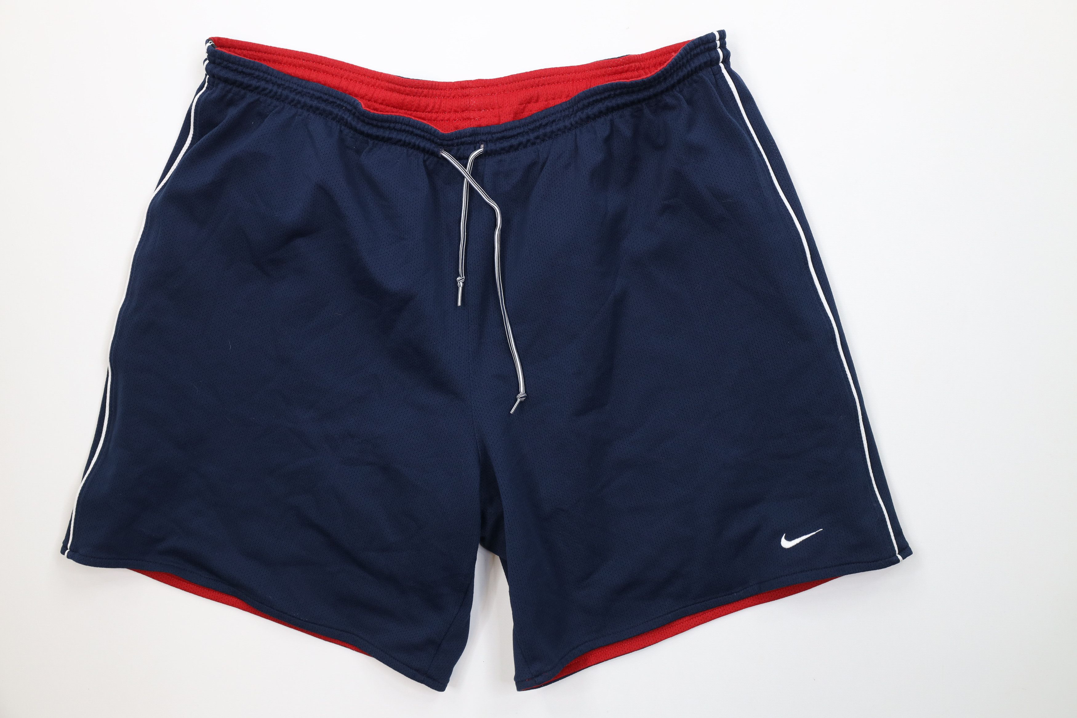 Nike Vintage Nike Reversible Jogging Soccer Shorts Mesh Red Blue Size US 36 / EU 52 - 7 Thumbnail