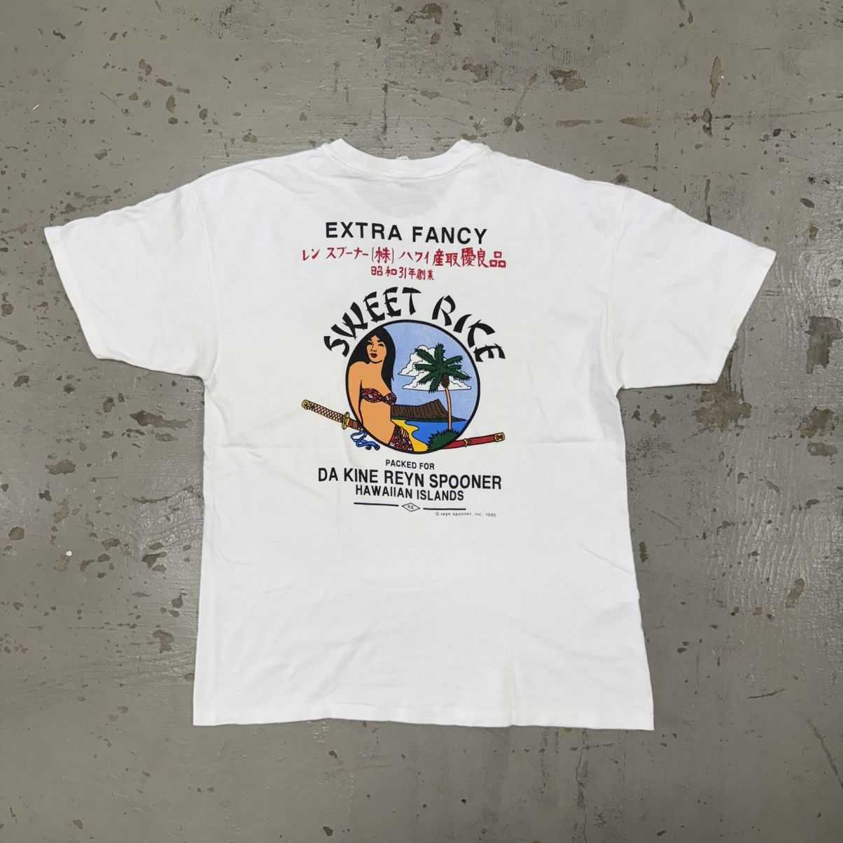 Reyn Spooner Vintage Reyn Spooner Extra Fancy Hook Ups Hawaii Tee Size US L / EU 52-54 / 3 - 2 Thumbnail