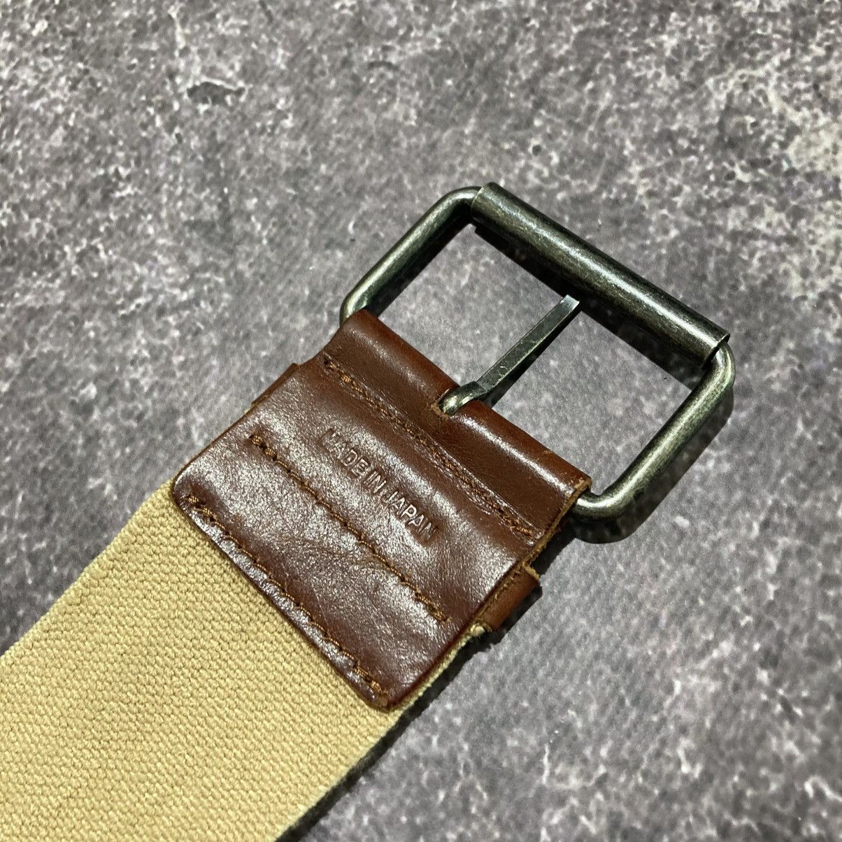 CABANE de ZUCCa VINTAGE CABANE ZUCCA Brown Leather Studded Wide Elastic Belt Size ONE SIZE - 13 Thumbnail