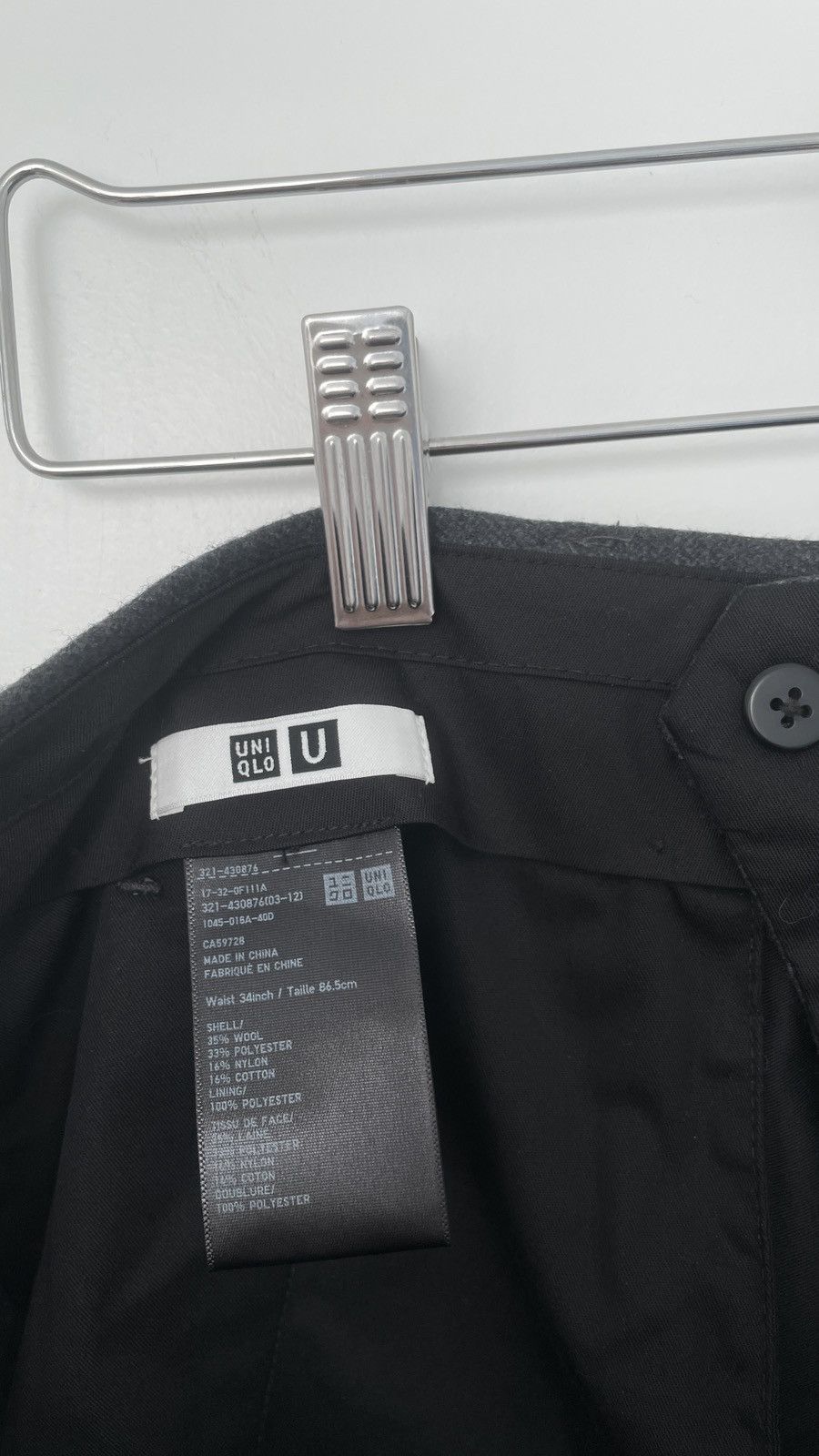 Uniqlo Uniqlo U Wool Pants Size US 34 / EU 50 - 5 Thumbnail