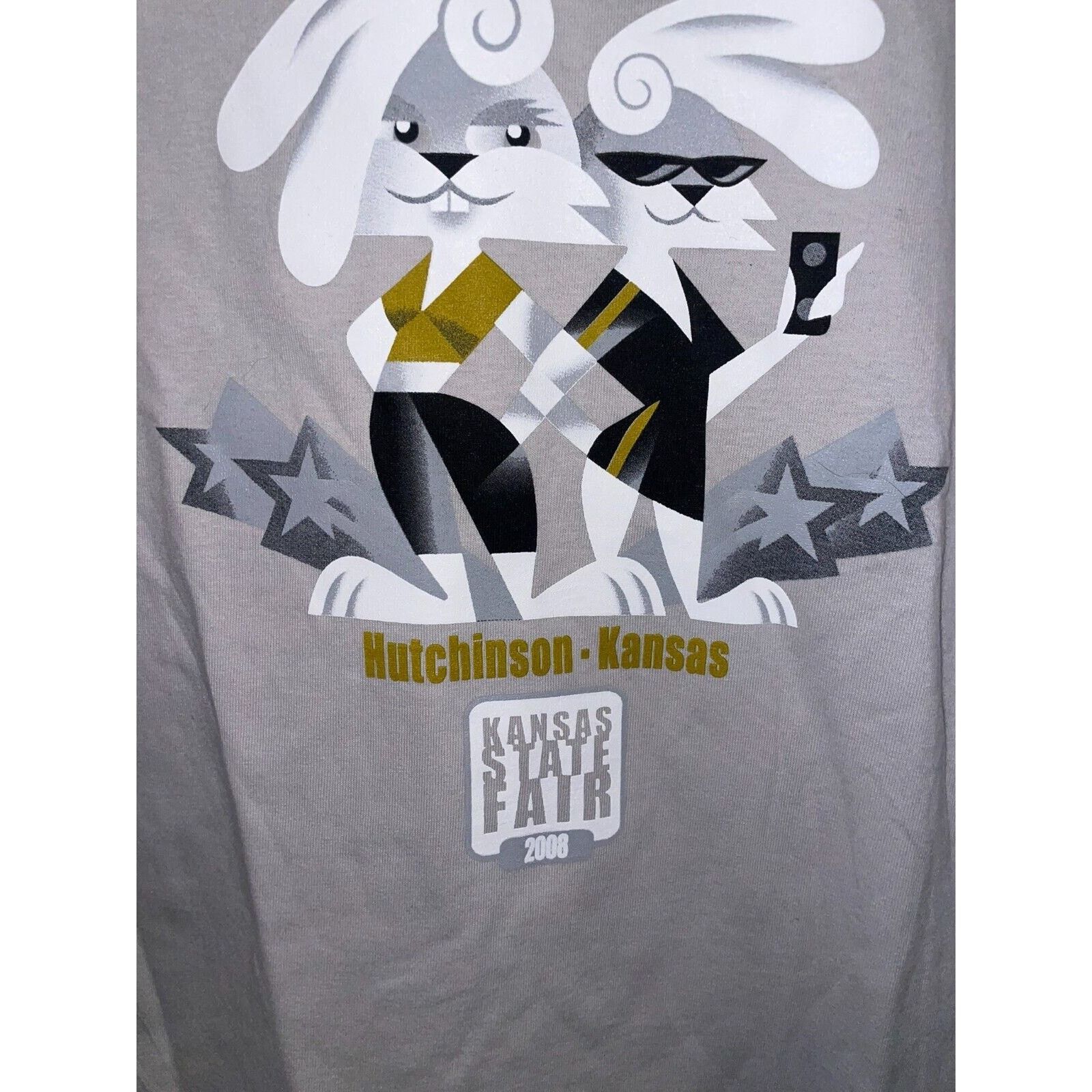 Gildan Vintage Kansas State Fair Shirt Pick Up Some Bunnies Tee L Size US L / EU 52-54 / 3 - 4 Thumbnail