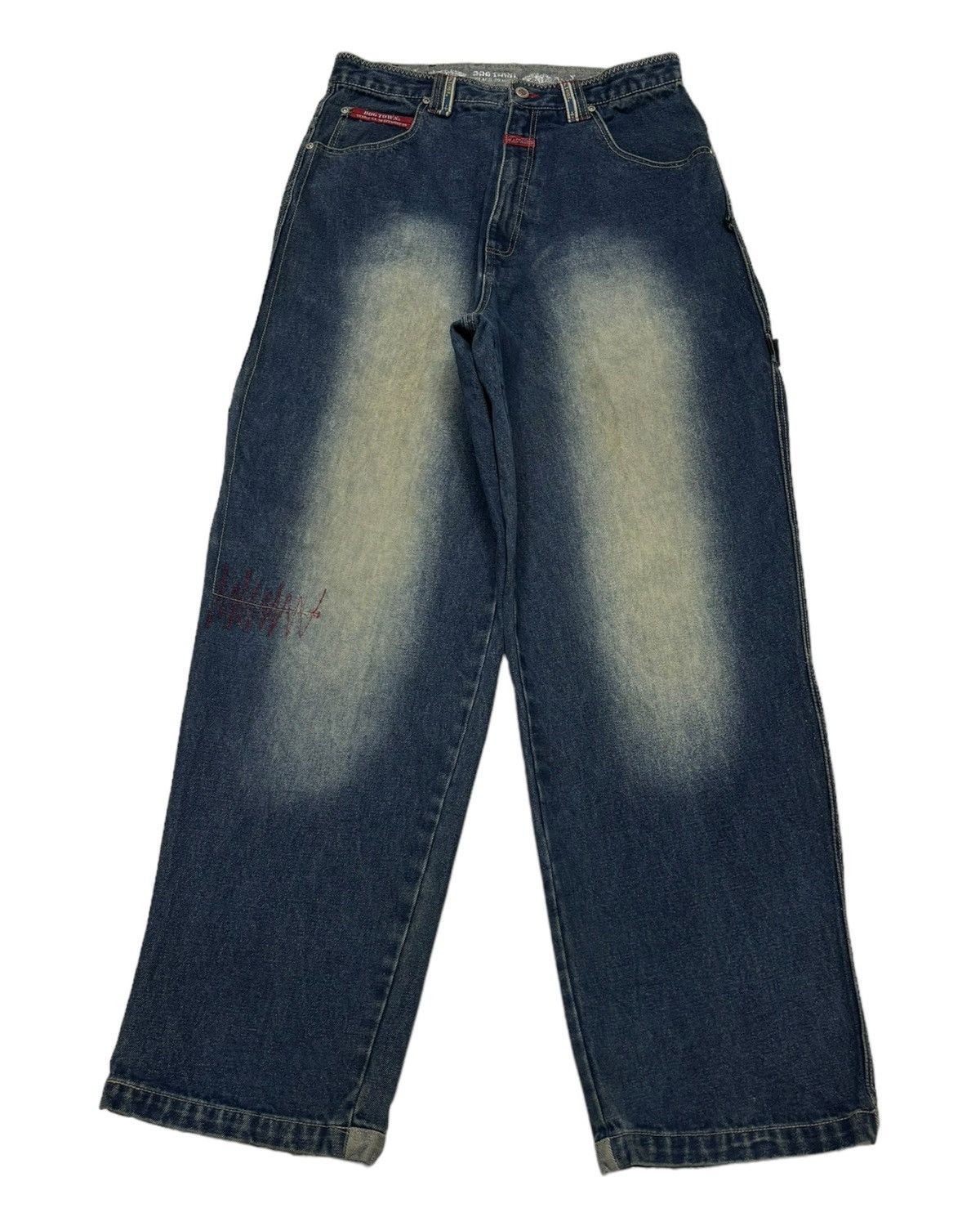 Dogtown × Powell Peralta RARE🔥DOGTOWN SKATEBOARDS BAGGY HIPHOP JEANS BLACK DRAGON Size US 32 / EU 48 - 6 Thumbnail