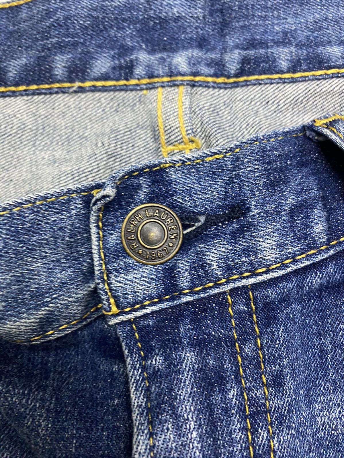 Polo Ralph Lauren POLO RALPH LAUREN DISTRESSED SLIM FIT DENIM JEANS Size US 28 / EU 44 - 10 Thumbnail