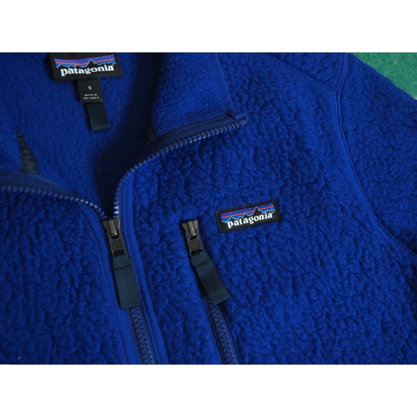 Patagonia Patagonia Jacket Outdoor Fleece 1/2 Zip Logo Mens S Blue 20" Pit to Pit 26.5" Length Size US S / EU 44-46 / 1 - 5 Thumbnail