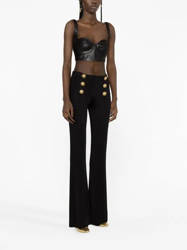 Balmain o1y0625 Sweatpant in Black Size 30" / US 8 / IT 44 - 2 Thumbnail