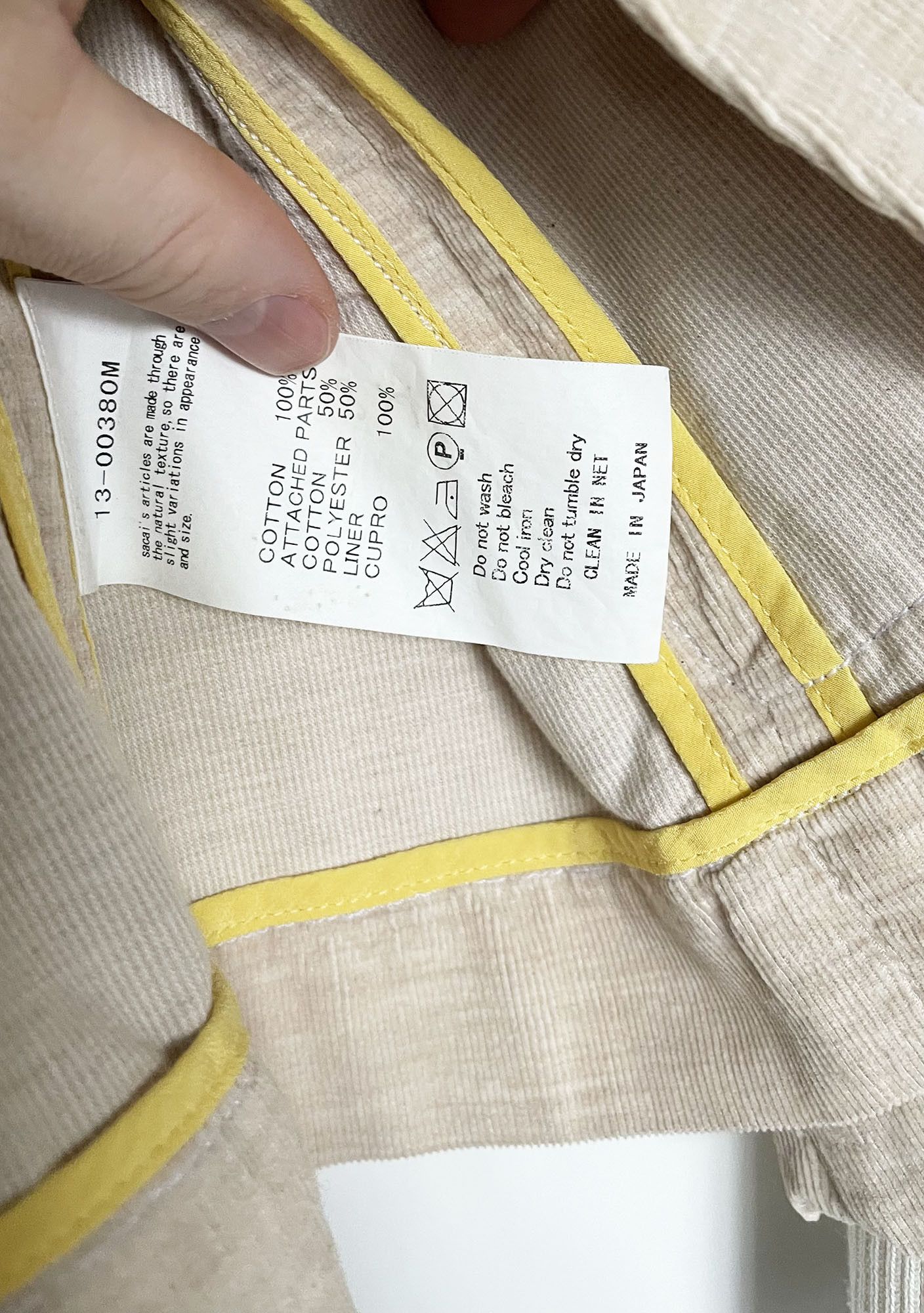 Sacai Sacai 380 corduroy blazer / jacket Size US L / EU 52-54 / 3 - 4 Thumbnail