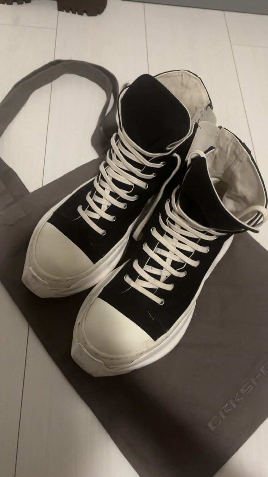 Rick Owens rick owens ramones abstract pentagram drkshdw Size US 11 / EU 44 - 2 Thumbnail