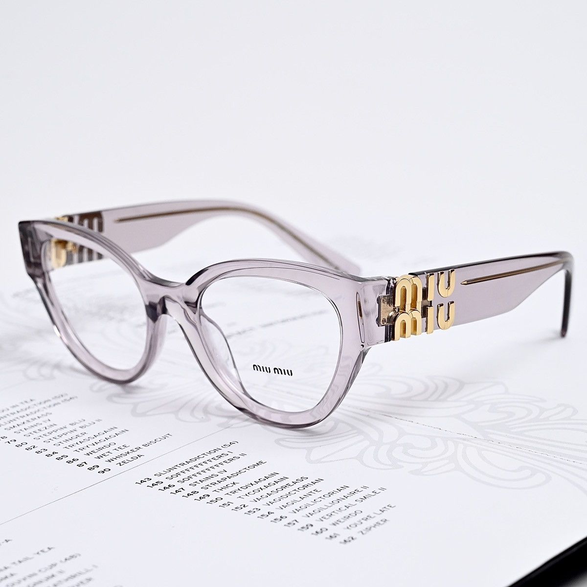Miu Miu MIU MIU 0MU 01VV GLASSES Size ONE SIZE - 2 Thumbnail