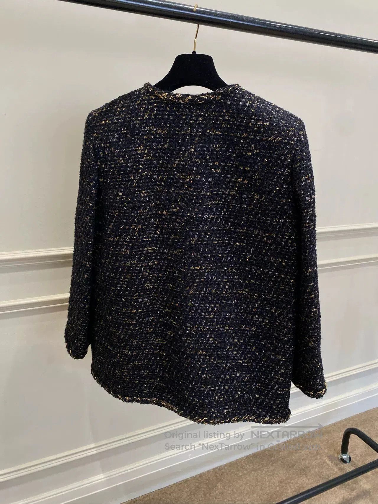 Chanel Chanel 2019 Egypt Series Black Gold Coat. Size US XL / EU 56 / 4 - 2 Thumbnail