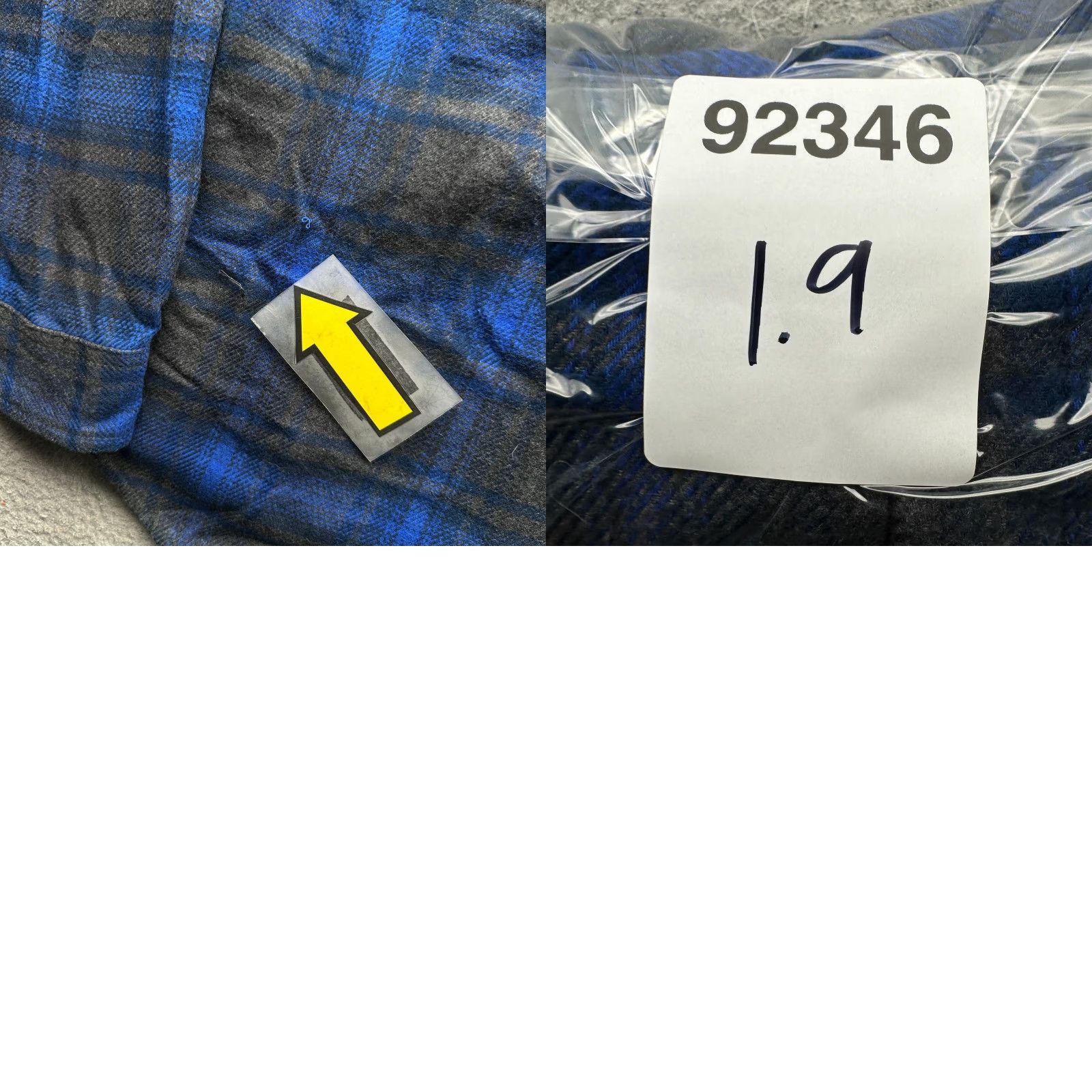 Orvis Orvis Big Bear Heavyweight Flannel Shirt Mens 2XL Blue Plaid Long Sleeve Gray Shirt Size US XXL / EU 58 / 5 - 9 Thumbnail