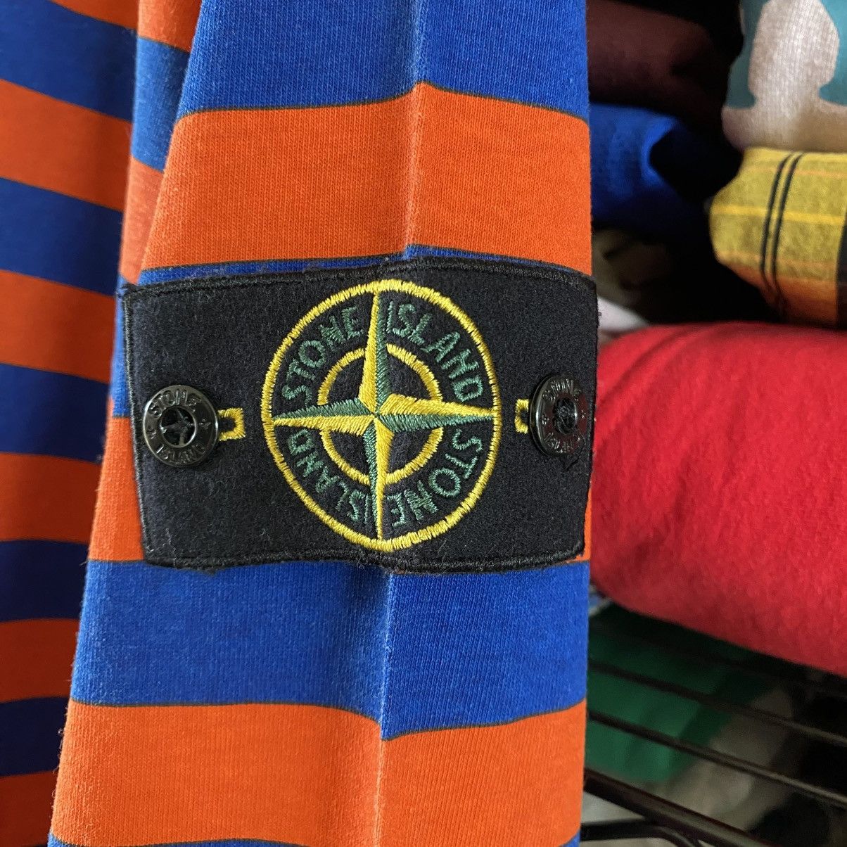 Stone Island × Supreme Supreme Stone Island Quarter Zip Longsleeve Top Orange 2016 Size US L / EU 52-54 / 3 - 6 Thumbnail