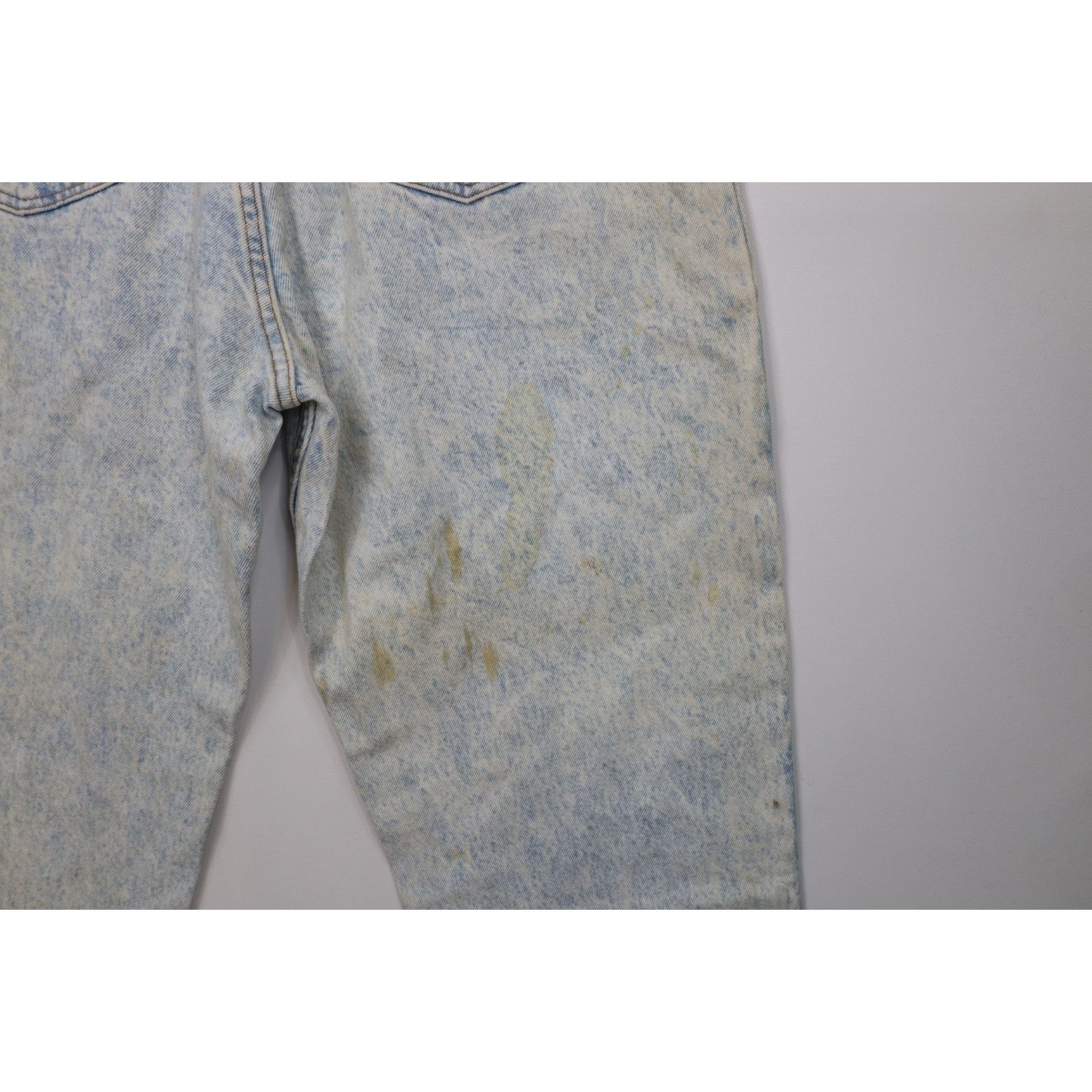 Levi's Deadstock Vintage 80s Levis 550 Orange Tab Whitewashed Jeans Size US 40 / EU 56 - 16 Thumbnail
