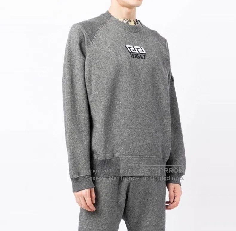 Versace Versace Embroidered three-dimensional monogram contour swe Size US XL / EU 56 / 4 - 9 Thumbnail