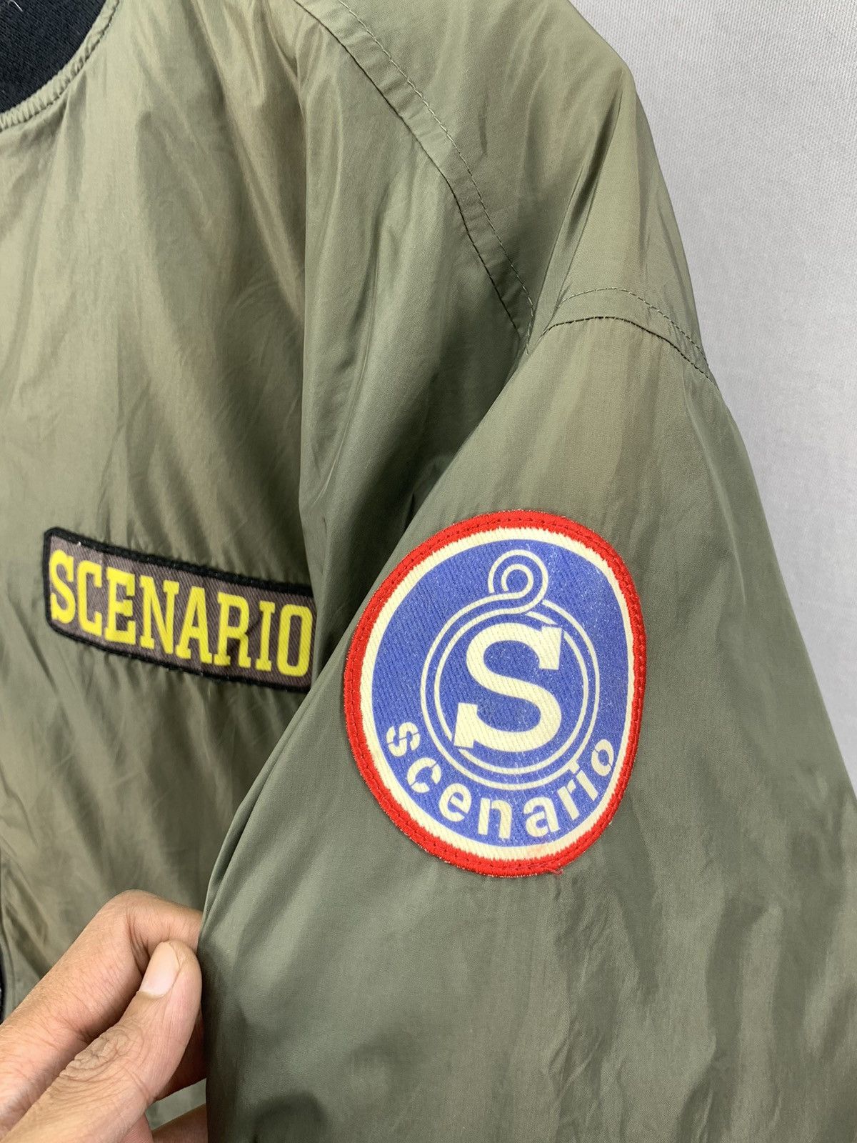 Vintage Vintage 90s Japan Scenario Patches Bomber Flight Jacket Size US XL / EU 56 / 4 - 10 Thumbnail