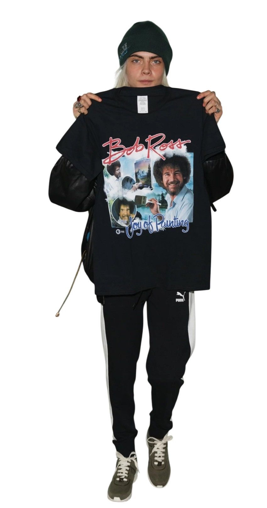Vintage Vintage Bob Ross Magic Space Galaxy T-Shirt Size US S / EU 44-46 / 1 - 8 Thumbnail