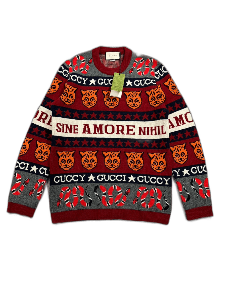 Gucci Gucci Multicolor Sweater with Unique Patterns Size US XS / EU 42 / 0 - 1 Thumbnail