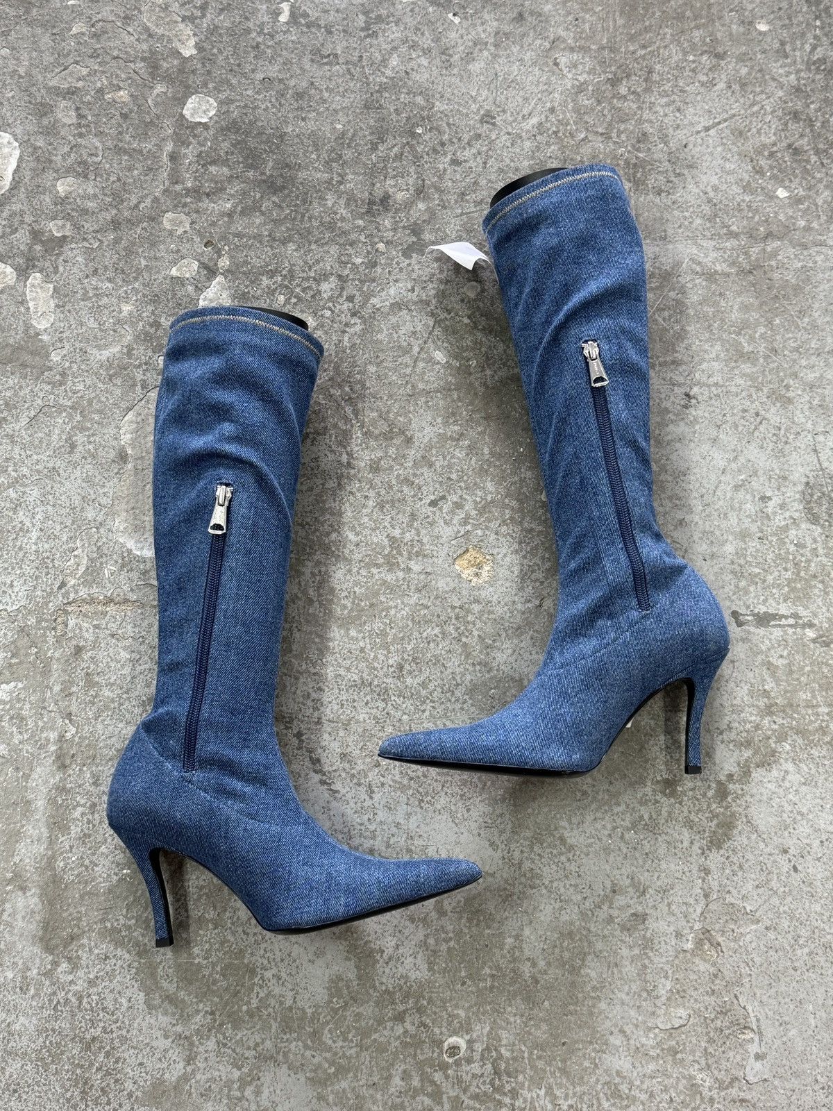 Diesel Archive Diesel Vintage Denim Heels Size US 5 / IT 35 - 4 Thumbnail