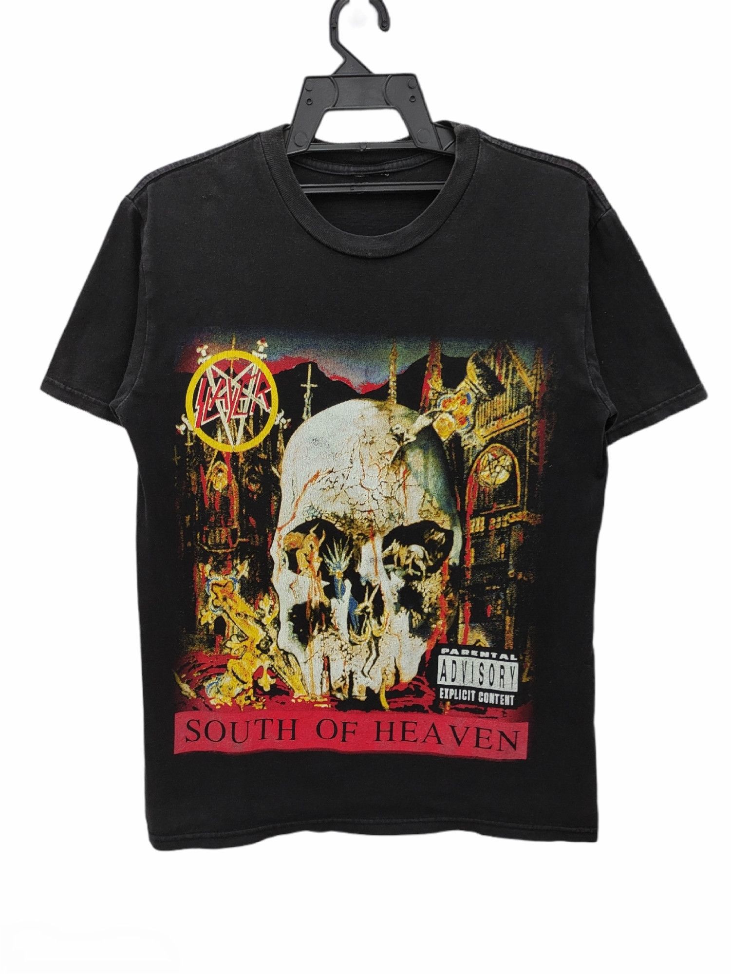 Band Tees VINTAGE SLAYER SOUTH OF HEAVEN PROMO ALBUM TEE Size US M / EU 48-50 / 2 - 1 Thumbnail