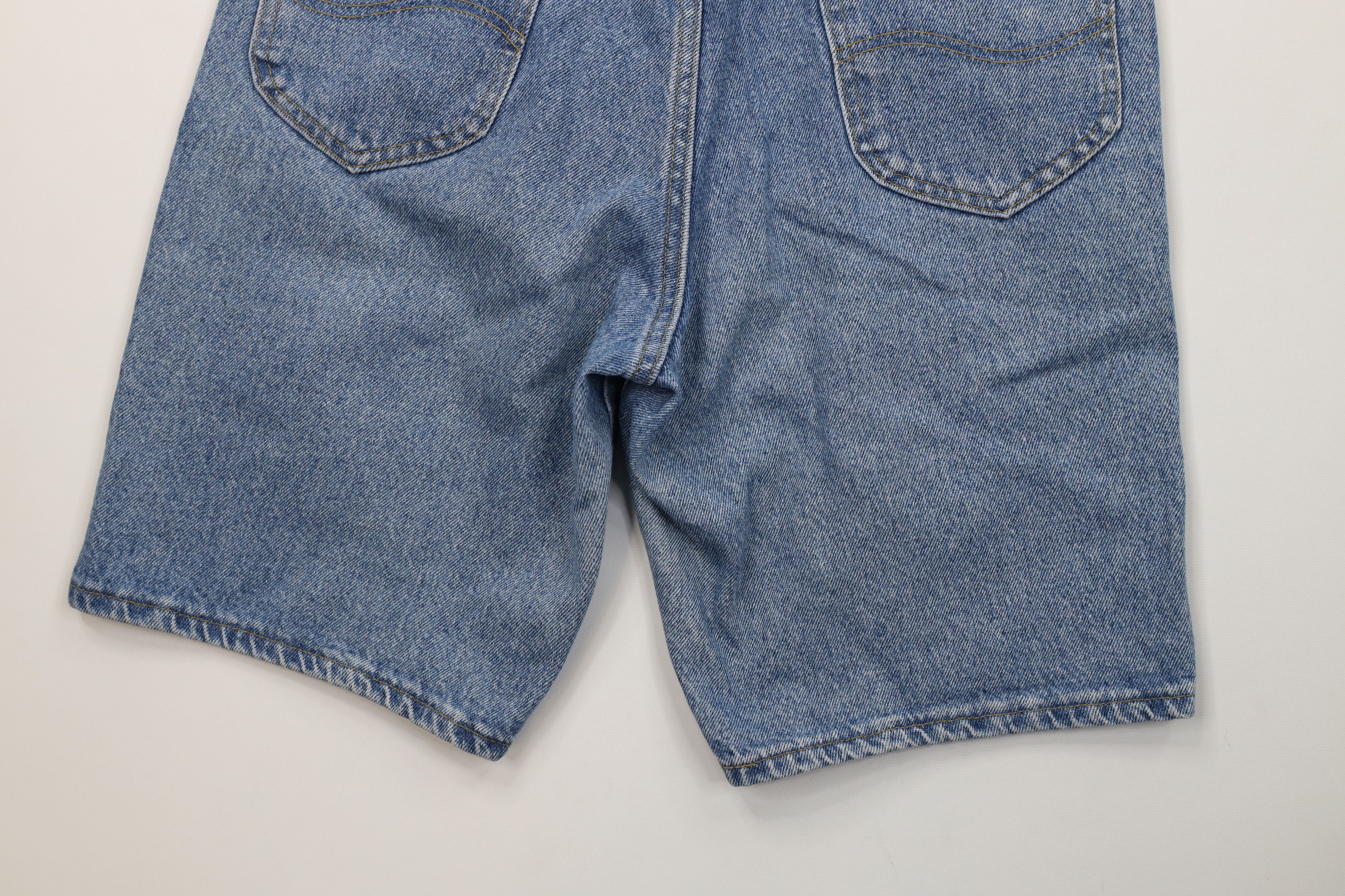 Lee Vintage 90s Lee Fit Denim Jean Shorts Jorts Blue Cotton USA Size US 32 / EU 48 - 10 Thumbnail
