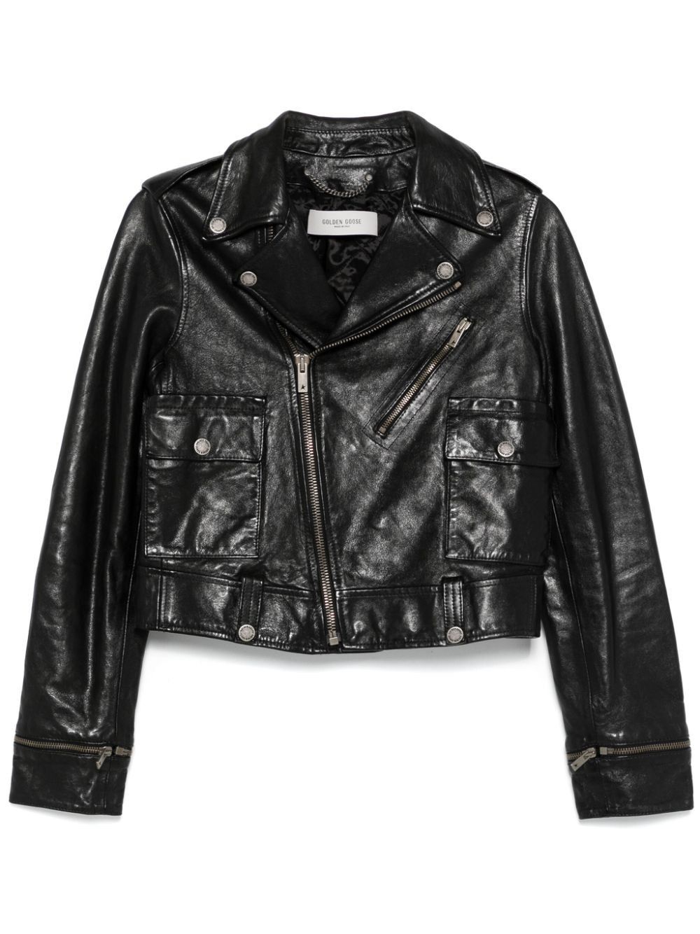 Golden Goose LEATHER JACKET Size S / US 4 / IT 40 - 1 Thumbnail